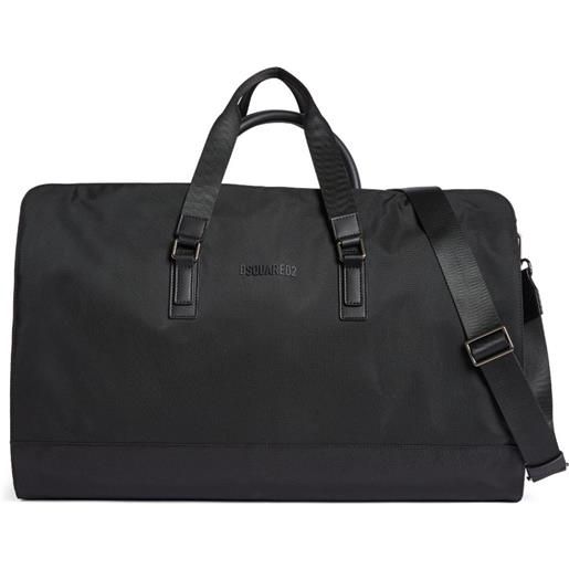 DSQUARED2 borsone con zip - nero