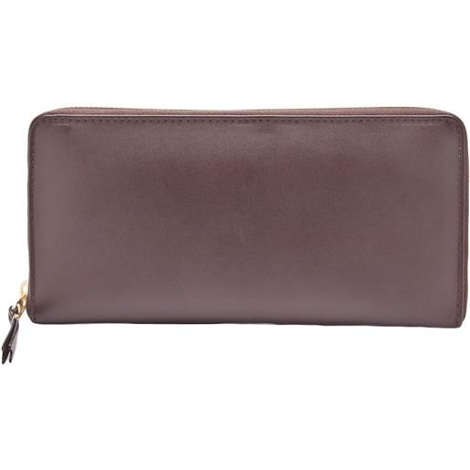 Comme Des Garçons Wallet portafoglio 'classic plain' - marrone