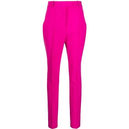 The Attico pantaloni sartoriali berry a vita alta - rosa