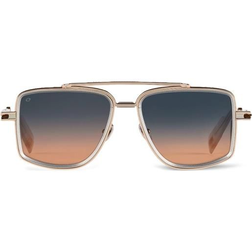 T Henri Eyewear occhiali da sole mulsanne squadrati - oro