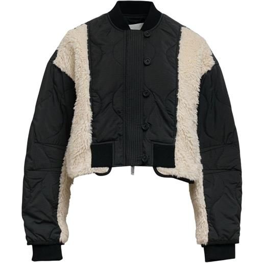 3.1 Phillip Lim giacca trapuntata con inserti imbottiti - nero