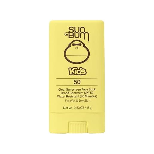 Sun Bum kids lsf 50 stick solare pelle sensibile | applicazione umida o seca | hawaii 104 conforme alla legge sul rифе | ottimale per uva/uvb | 150 ml
