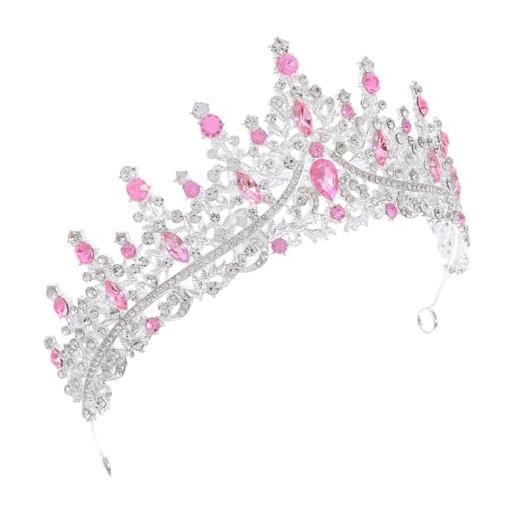 Beaupretty corona strass per capelli da donna tiara elegante per compleanni e matrimoni per eventi speciali e feste