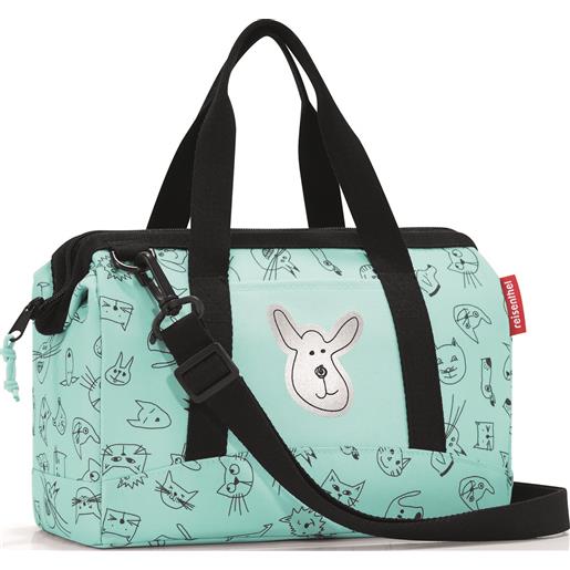 Reisenthel borsa allrounder kids cats and dogs xs verde menta