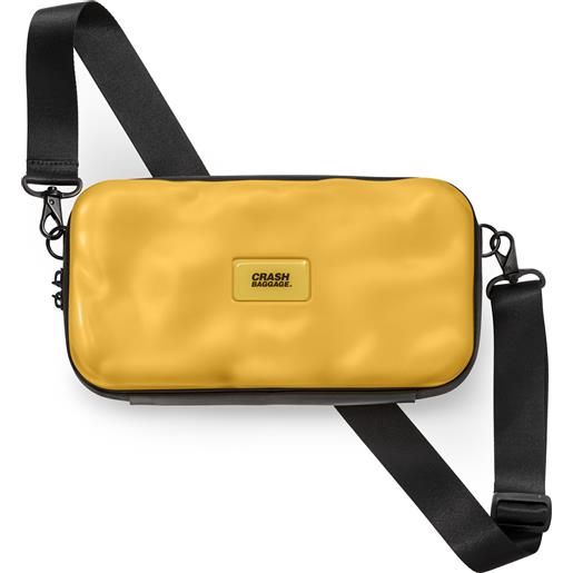 Crash Baggage trousse per cosmetici maxi icon giallognola con tracolla
