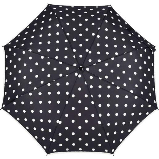 Doppler ombrello portatile knirps t. 200 a pois nero