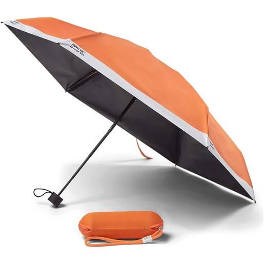 Copenhagen Design ombrello portatile pantone travel arancione con custodia