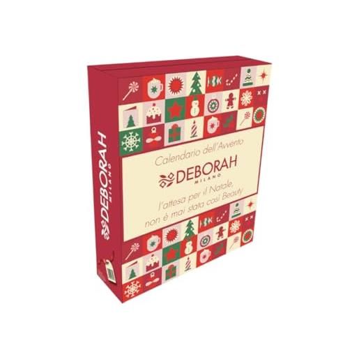 Deborah milano - calendario dell'avvento 2025 make up, sorprese beauty con prodotti skincare, trucchi per labbra, occhi, unghie, regali donna natale