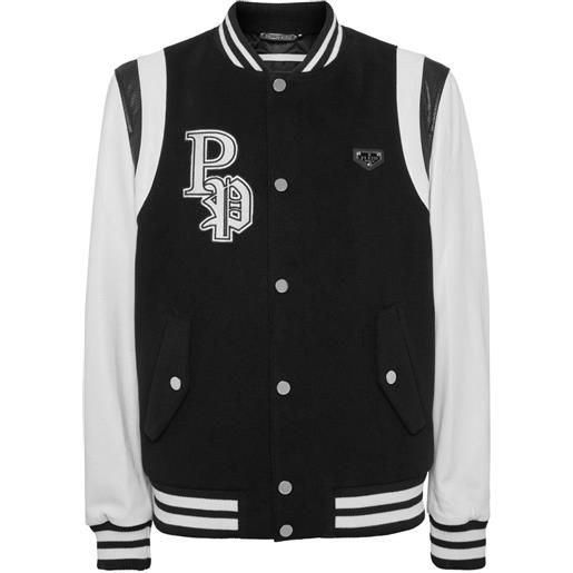 Philipp Plein bomber bicolore - nero