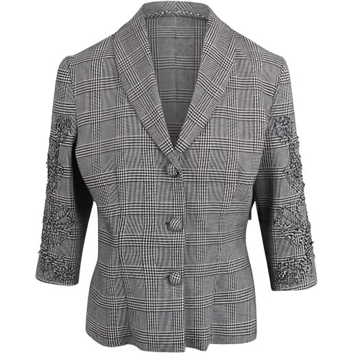 ERMANNO FIRENZE blazer a quadri - grigio