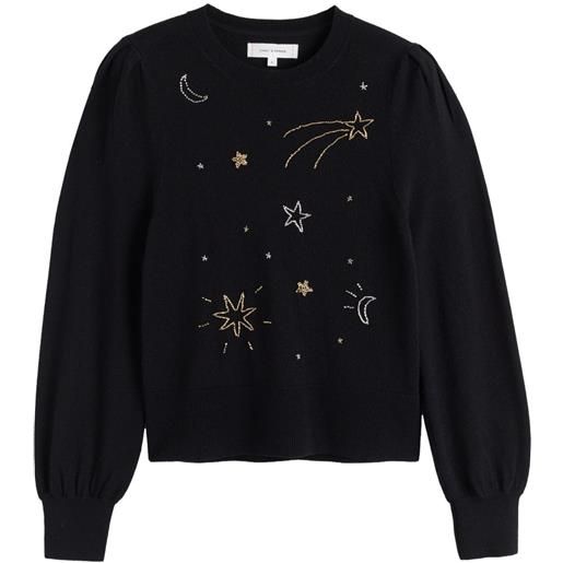 Chinti & Parker maglione constellation star - nero