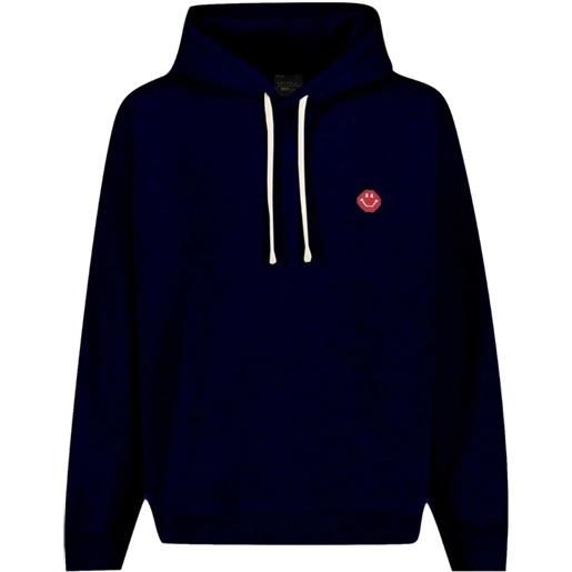 Joshua Sanders x smiley® felpa con cappuccio - blu