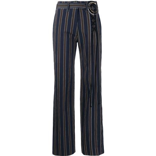 Tory Burch pantaloni a vita alta - blu