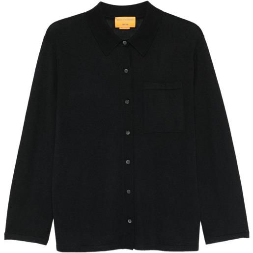 Guest In Residence camicia in cashmere - nero