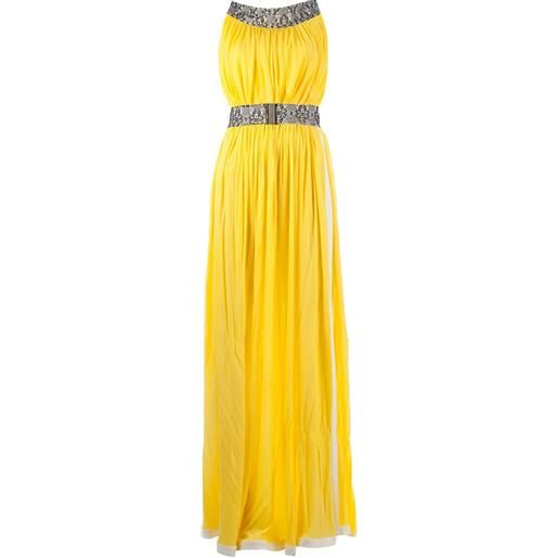 Cristiano Burani lace trimmed dress - giallo