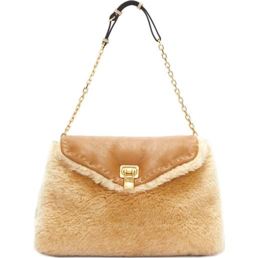 Ermanno Scervino borsa a spalla joy con catena - toni neutri