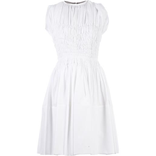 Maison Rabih Kayrouz ruched flared dress - bianco