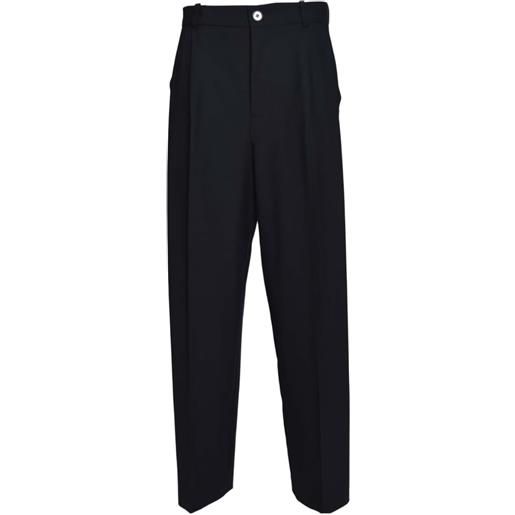 SOLOTRE pantaloni plissé - blu