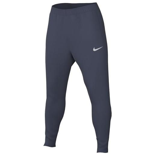 Nike pantaloni da running in tessuto dri-fit challenger - uomo, thunder blue/black/reflective silv, fq4780-437, m