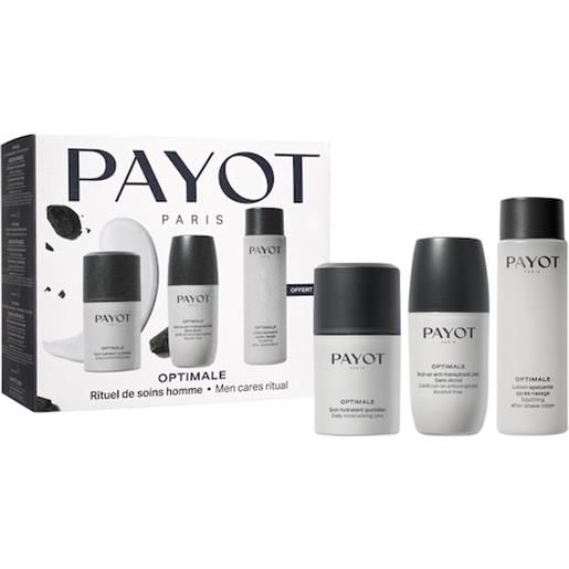 Payot cura-della-pelle optimale. Set regalo 1x optimale soin hydratant quotidien 50 ml + optimale roll-on antitraspirante 24h 75 ml + optimale lotion apaisante après-rasage 100 ml 1 stk. (43,07 € / 1 pz. )
