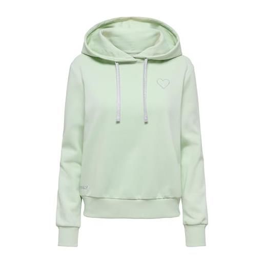 Only onlnoli l/s heart hood swt noos, blu balada, s