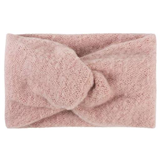 styleBREAKER fascia per capelli da donna in maglia fine con nodo a torsione | scaldacollo invernale caldo con superficie morbida | fascia elastica paraorecchie larga 15 cm, colore: rosa antico vecchio