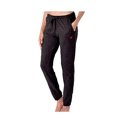 Lotto pantalone tuta donna in felpa estiva, offerta per 1-2 pezzi, pantaloni felpa donna leggeri (1 pezzo nero, xl)