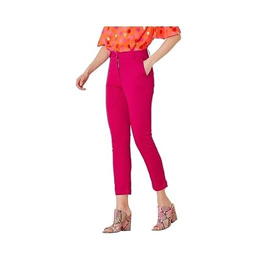 MANILA GRACE pantaloni chino s3jp082cu fucsia rosa 40