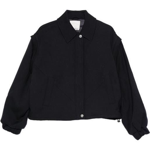 YMC bomber heath con zip - nero