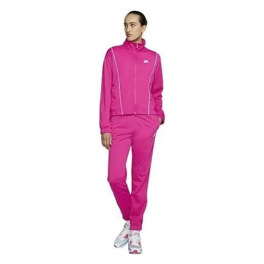 NIKE tuta donna essential, completo sportivo, colore rosa, dd5860-621