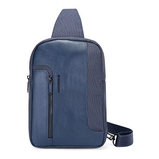 RONCATO panama 4.0 monospalla tracolla uomo blu notte