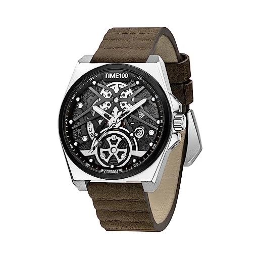 TIME100 Orologio Automatico Meccanico Multifunzionale Serie