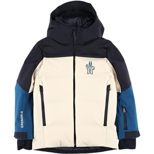 MONCLER GRENOBLE KIDS piumino con cappuccio - toni neutri