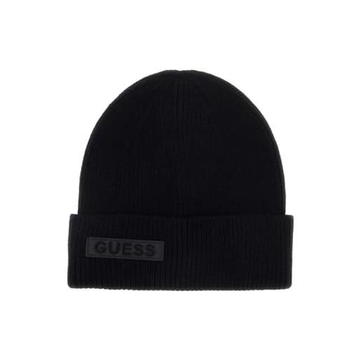 GUESS beanie, color bla - black bla - black one size