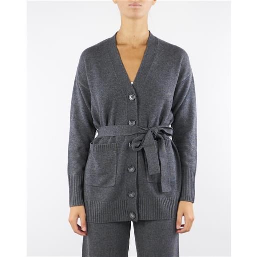 PENNY BLACK cardigan antracite in blend di lana