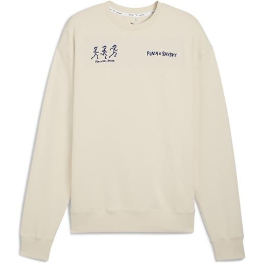 PUMA felpa PUMA x saysky unisex, accessori, bianco, s