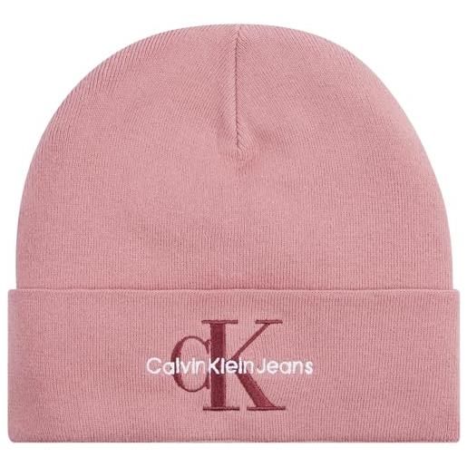 Calvin Klein mono logo embro beanie vce - pink one size