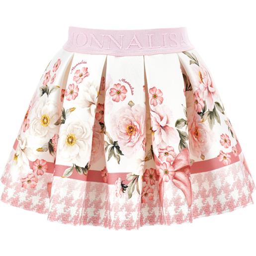 Monnalisa gonna con stampa floreale