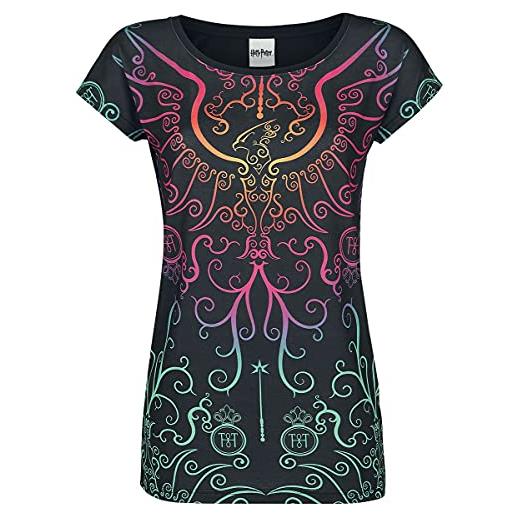 Maglietta Donna Harry Potter - Poster Luna Lovegood Con Spectrespecs, Nera, Taglia M/XL