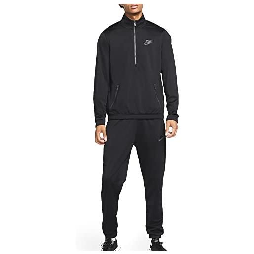 Nike mens warm up sportswear sport essentials, nero/grigio fumé, dm6845-010, s