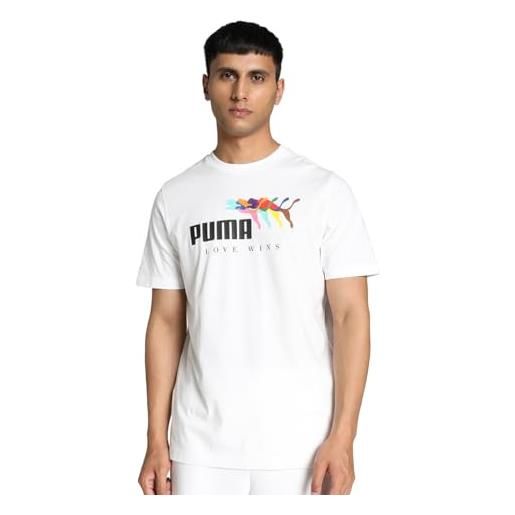PUMA ess+ love wins tee 680000 02 bianco l