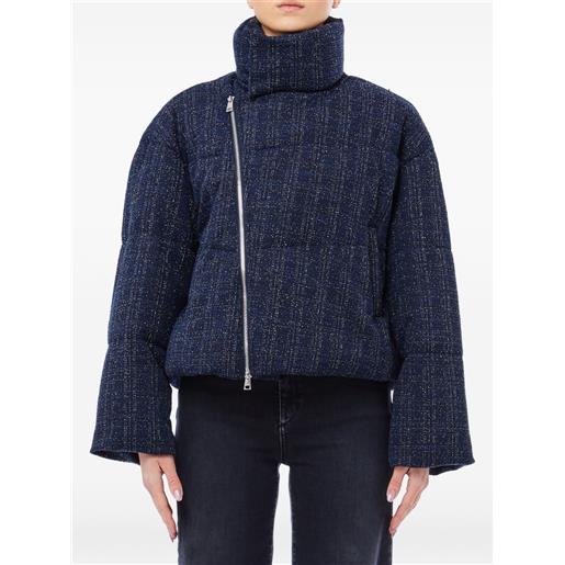LIU JO giacca imbottita con zip - blu