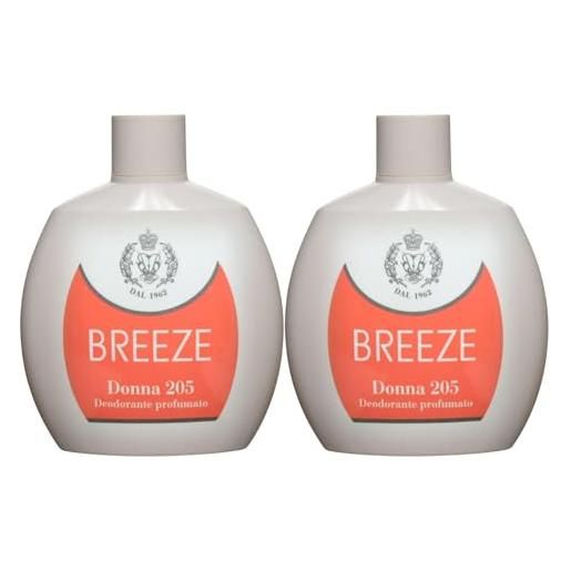 FEI FAN deodorante profumato, donna 205, garantisce un'efficace azione deodorante fino a 48h. Regala freschezza e protezione, no gas, formulato senza sali di alluminio 100ml (2 unità)