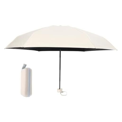 VALICLUD ombrello da sole compatto e portatile con protezione uv ombrello multiuso per sole e pioggia facile da trasportare borsa o tasca