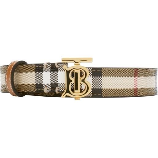 Burberry cintura a quadri tb - toni neutri