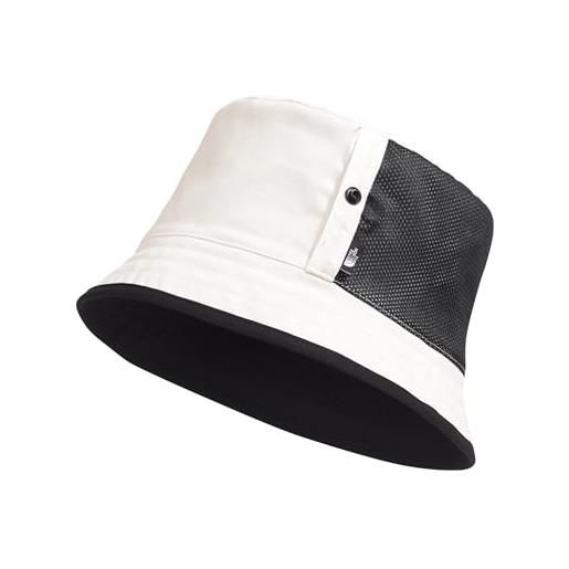 THE NORTH FACE nf0a7wgyrou class v reversible bucket hat cappellino uomo white dune/tnf black taglia sm