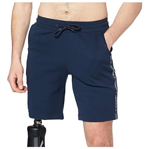 Tommy Hilfiger pantaloncini in felpa uomo corti, blu (navy blazer), s