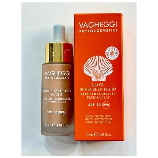 VAGHEGGI glow sunscreen fluid spf 30 uva