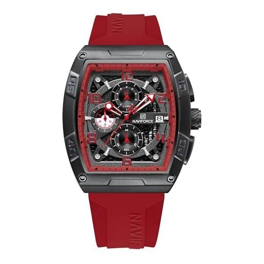 Orologio automatico da uomo unico, con quadrante trasparente e scheletro cavo, cinturino in maglia color argento, Oro Bianco, Orologio automatico