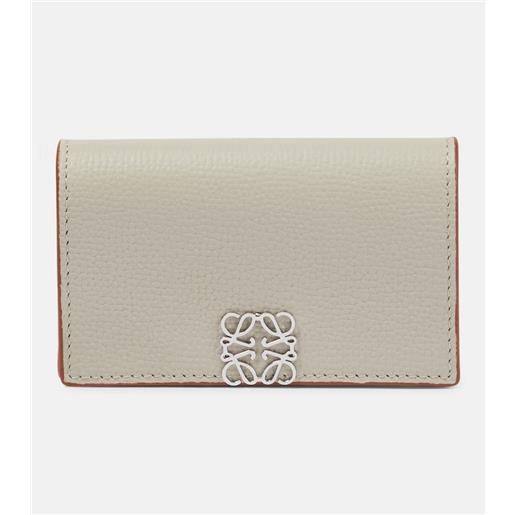 Loewe portacarte anagram in pelle